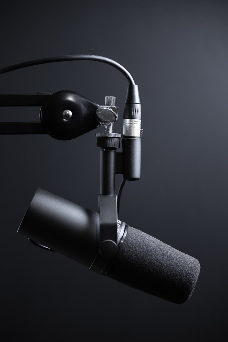 Equipos profesionales para grabación de podcasts de vídeo